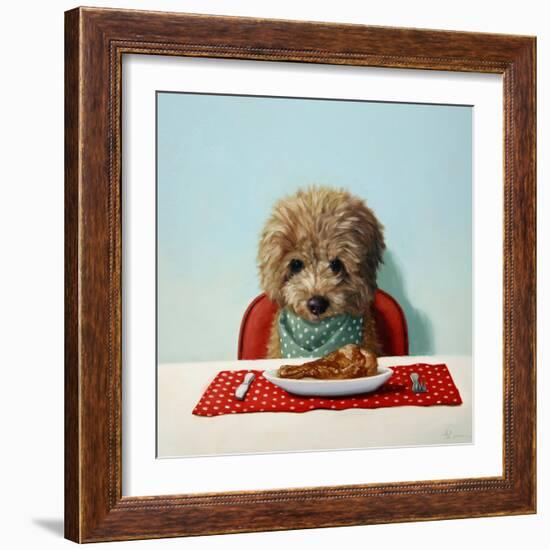 Puppy Chow-Lucia Heffernan-Framed Art Print