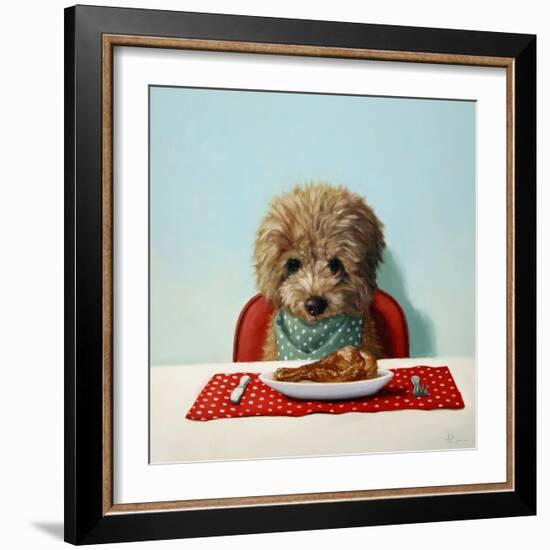 Puppy Chow-Lucia Heffernan-Framed Art Print