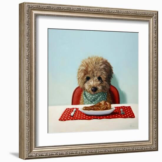 Puppy Chow-Lucia Heffernan-Framed Art Print