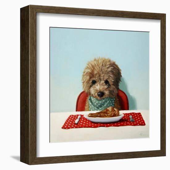 Puppy Chow-Lucia Heffernan-Framed Art Print