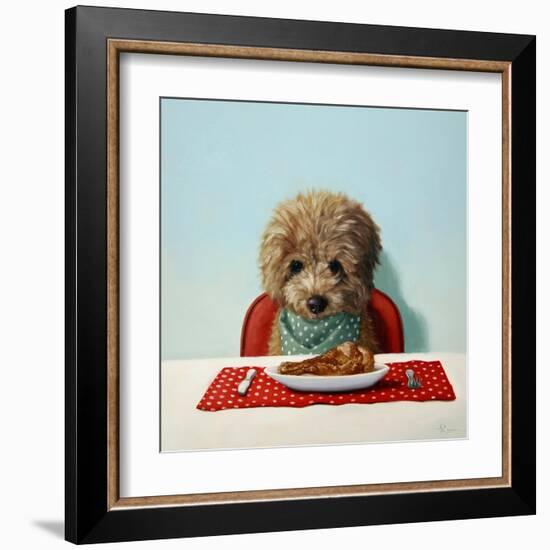 Puppy Chow-Lucia Heffernan-Framed Art Print