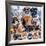 Puppy Collage-Jenny Newland-Framed Giclee Print