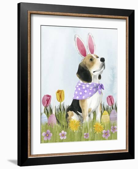 Puppy Easter II-Grace Popp-Framed Art Print