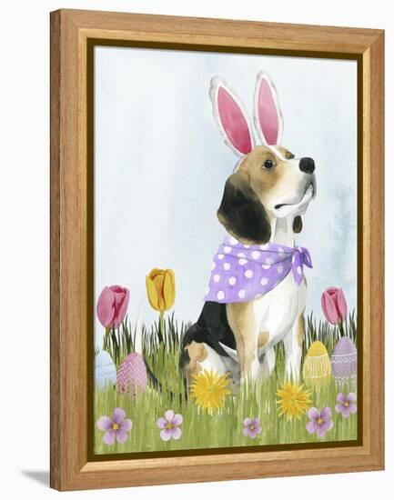 Puppy Easter II-Grace Popp-Framed Stretched Canvas