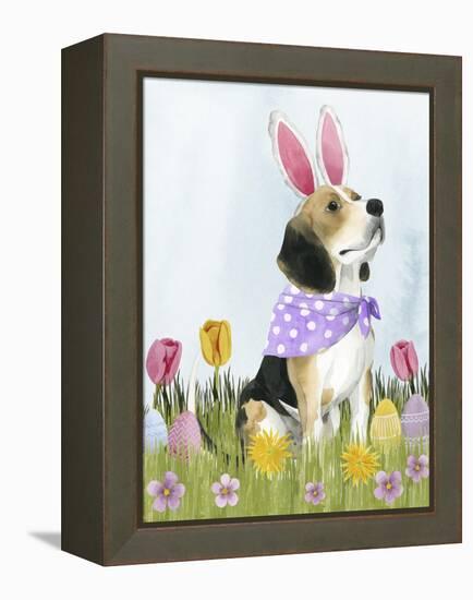 Puppy Easter II-Grace Popp-Framed Stretched Canvas