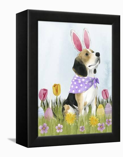 Puppy Easter II-Grace Popp-Framed Stretched Canvas