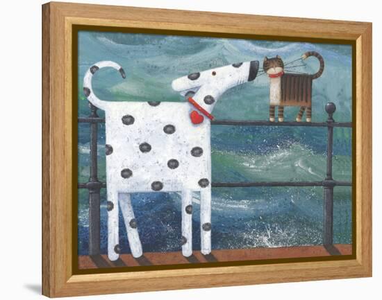 Puppy Love-Peter Adderley-Framed Stretched Canvas