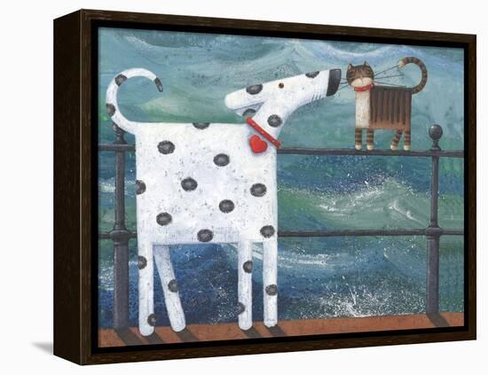 Puppy Love-Peter Adderley-Framed Stretched Canvas