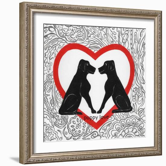 Puppy Love-Gigi Begin-Framed Giclee Print