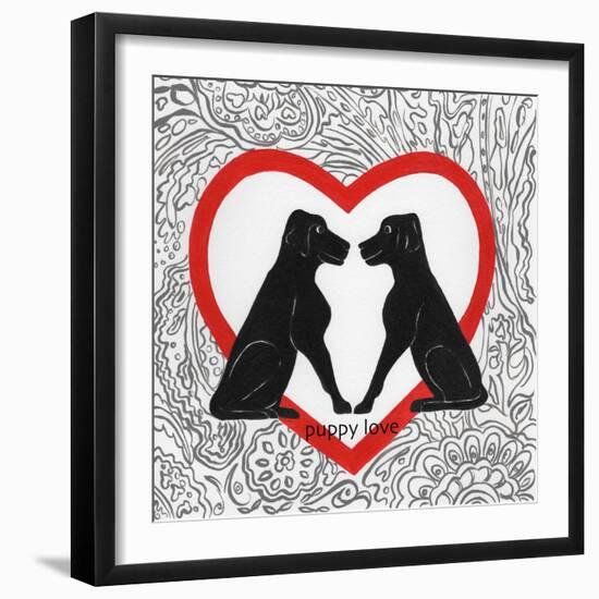 Puppy Love-Gigi Begin-Framed Giclee Print