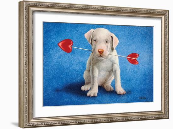 Puppy Lover-Will Bullas-Framed Giclee Print