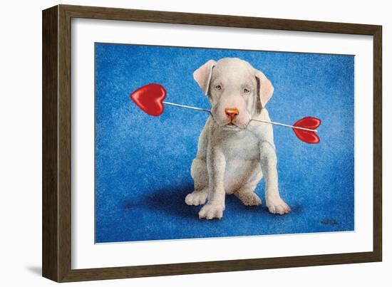 Puppy Lover-Will Bullas-Framed Giclee Print