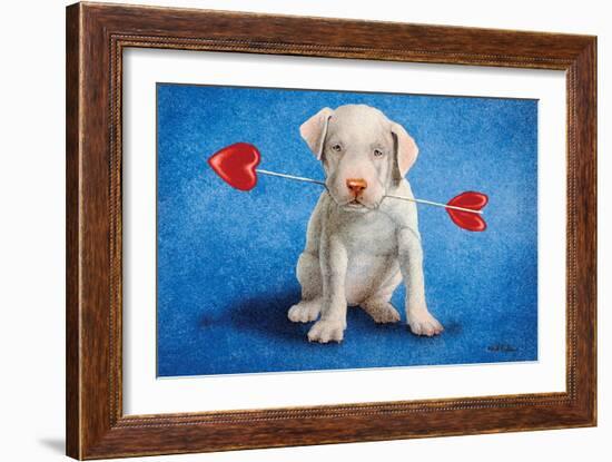 Puppy Lover-Will Bullas-Framed Giclee Print