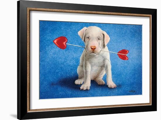 Puppy Lover-Will Bullas-Framed Giclee Print