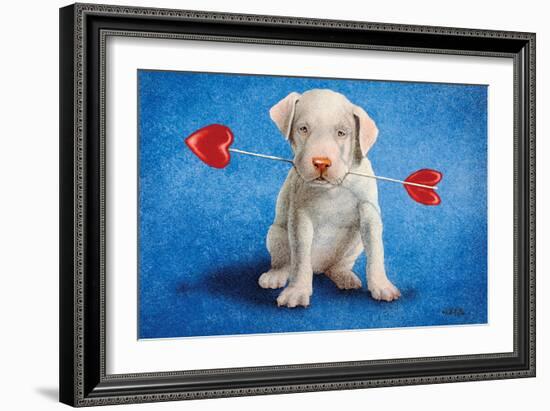 Puppy Lover-Will Bullas-Framed Giclee Print