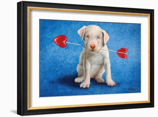 Puppy Lover-Will Bullas-Framed Giclee Print