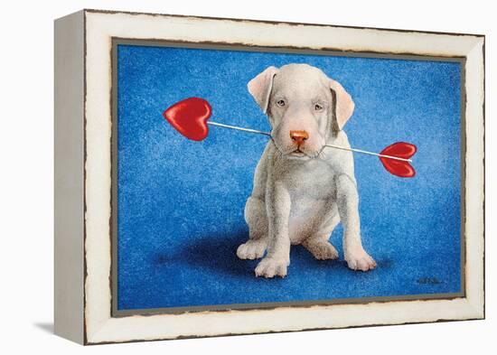 Puppy Lover-Will Bullas-Framed Premier Image Canvas