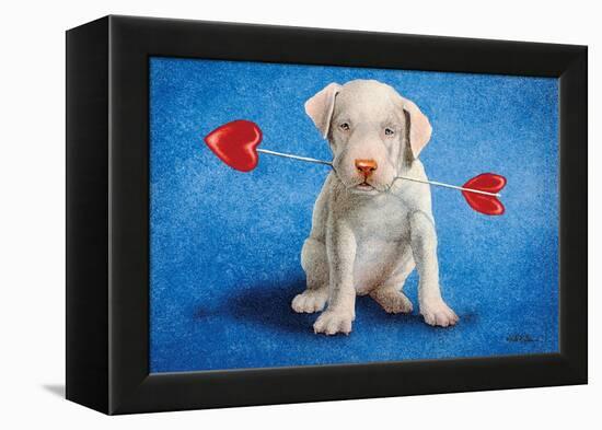 Puppy Lover-Will Bullas-Framed Premier Image Canvas