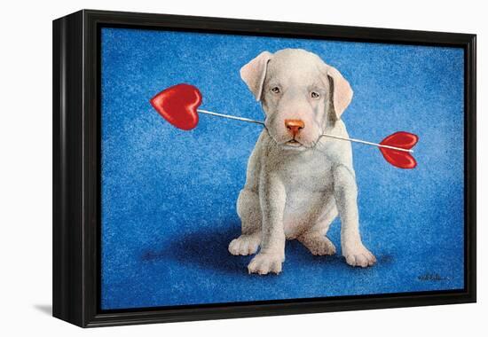 Puppy Lover-Will Bullas-Framed Premier Image Canvas