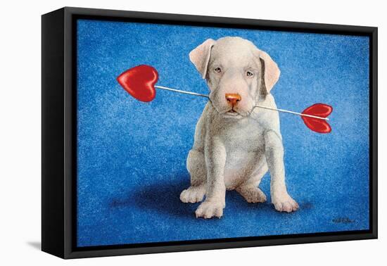 Puppy Lover-Will Bullas-Framed Premier Image Canvas