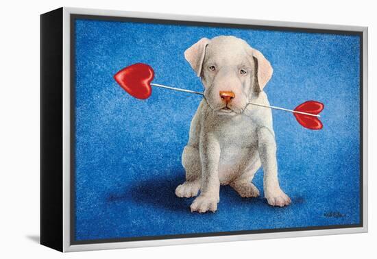 Puppy Lover-Will Bullas-Framed Premier Image Canvas
