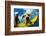 Puppy Riding on Surfboard-Rick Doyle-Framed Photographic Print