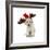 Puppy with Santa Hat and Reindeer Ears-Lew Robertson-Framed Photographic Print