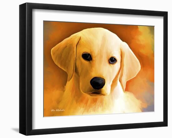 Puppy-Ata Alishahi-Framed Giclee Print