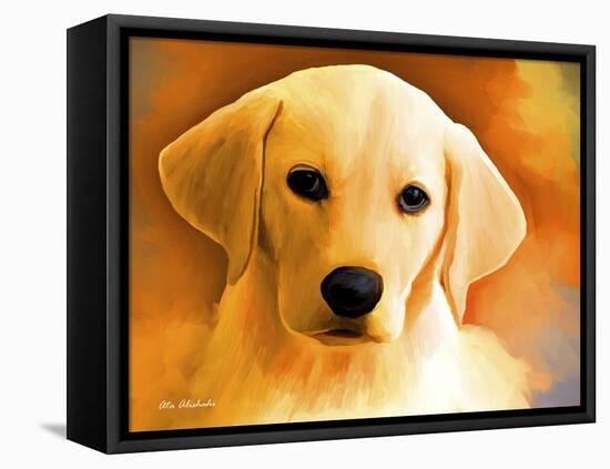 Puppy-Ata Alishahi-Framed Premier Image Canvas
