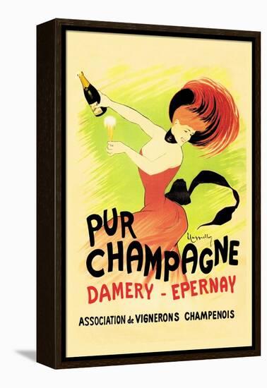 Pur Champagne-Leonetto Cappiello-Framed Stretched Canvas