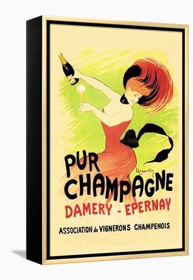 Pur Champagne-Leonetto Cappiello-Framed Stretched Canvas