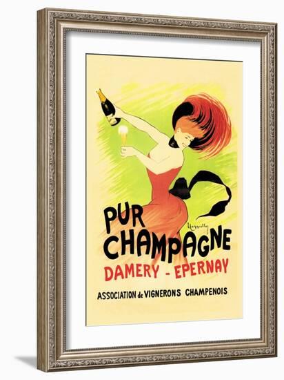 Pur Champagne-Leonetto Cappiello-Framed Art Print