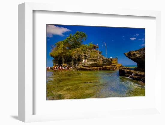Pura Tanah Lot, Sea Temple, Bali, Indonesia, Southeast Asia, Asia-Laura Grier-Framed Photographic Print