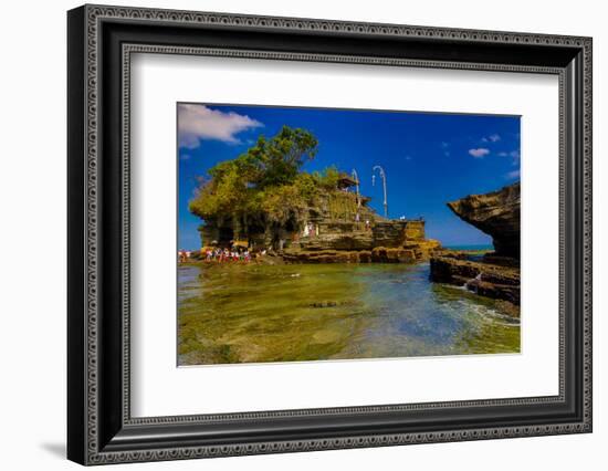 Pura Tanah Lot, Sea Temple, Bali, Indonesia, Southeast Asia, Asia-Laura Grier-Framed Photographic Print