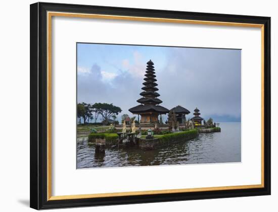 Pura Ulun Danu Bratan Water Temple, Bali Island, Indonesia-Keren Su-Framed Photographic Print
