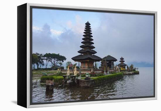 Pura Ulun Danu Bratan Water Temple, Bali Island, Indonesia-Keren Su-Framed Premier Image Canvas