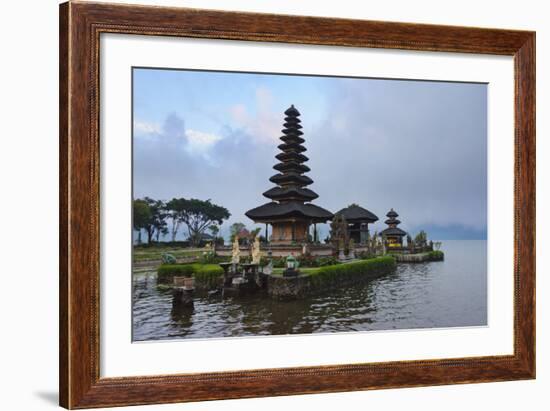 Pura Ulun Danu Bratan Water Temple, Bali Island, Indonesia-Keren Su-Framed Photographic Print