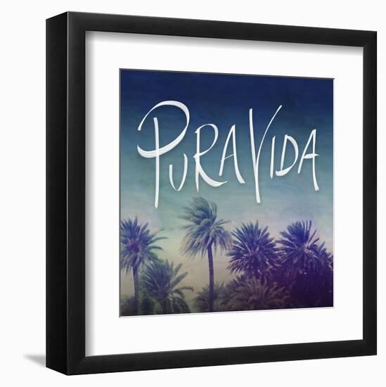 Pura Vida-Leah Flores-Framed Art Print