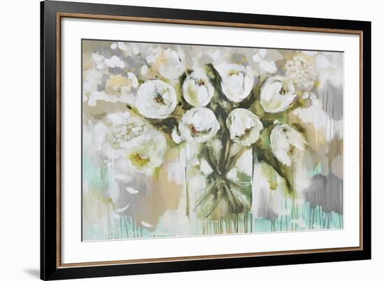 Pure Blanc Tulipa-Amanda J^ Brooks-Framed Giclee Print