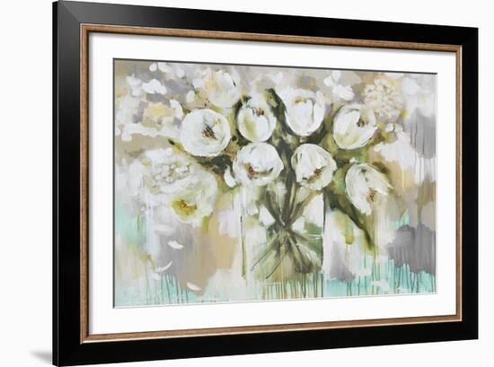 Pure Blanc Tulipa-Amanda J^ Brooks-Framed Giclee Print