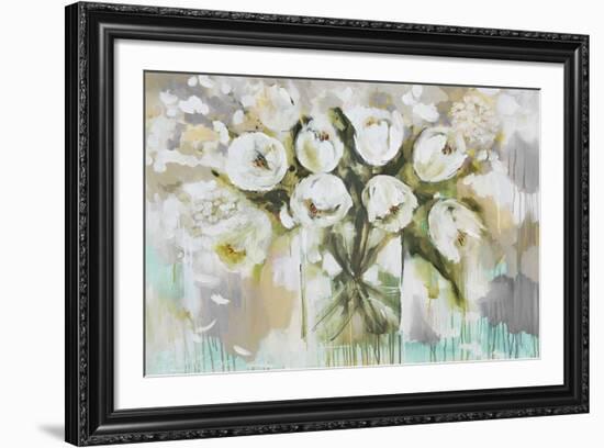 Pure Blanc Tulipa-Amanda J^ Brooks-Framed Giclee Print