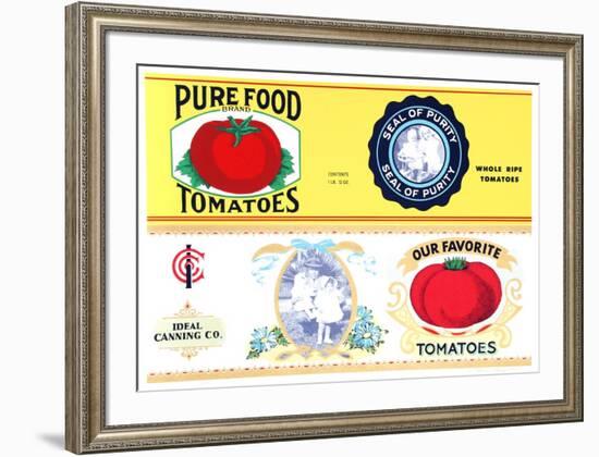 Pure Food Tomatoes-Barbara Cesery-Framed Limited Edition