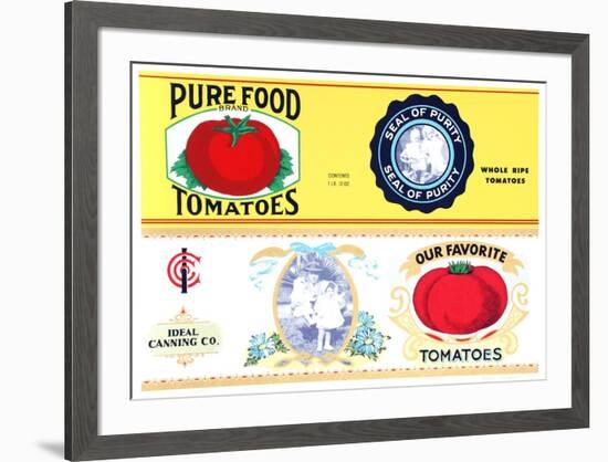 Pure Food Tomatoes-Barbara Cesery-Framed Limited Edition