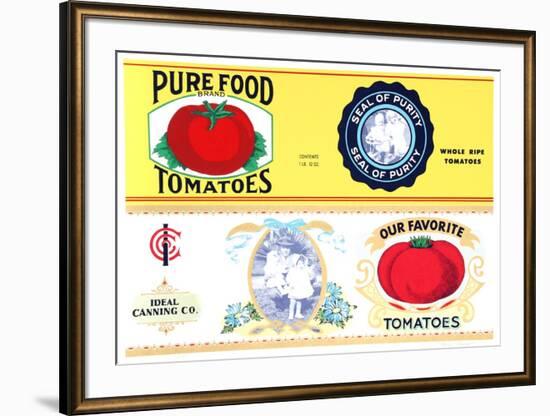 Pure Food Tomatoes-Barbara Cesery-Framed Limited Edition