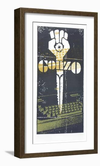 Pure Gonzo-Print Mafia-Framed Serigraph