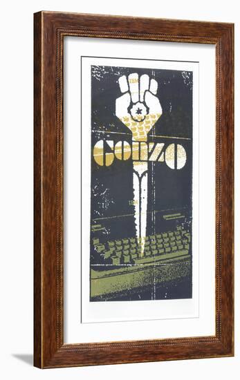 Pure Gonzo-Print Mafia-Framed Serigraph