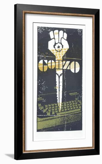 Pure Gonzo-Print Mafia-Framed Serigraph