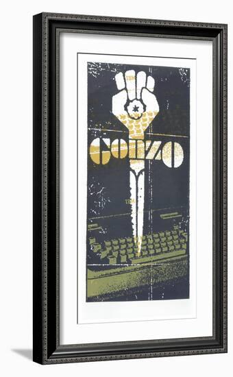 Pure Gonzo-Print Mafia-Framed Serigraph