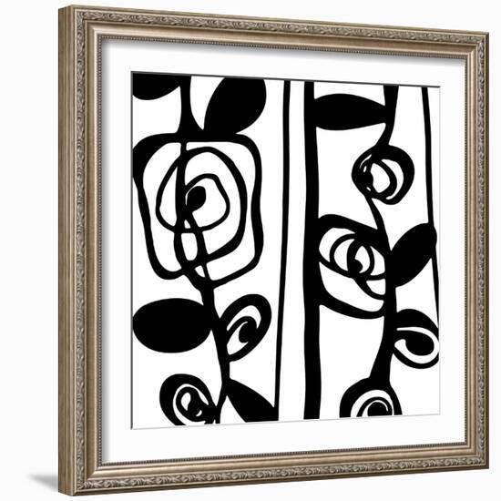 Pure Linear I-Clara Wells-Framed Giclee Print