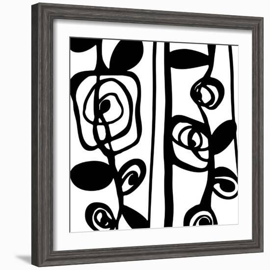 Pure Linear I-Clara Wells-Framed Giclee Print